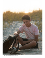 Dune grass sunset portrait photography