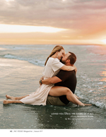 Couple sunset portrait photography