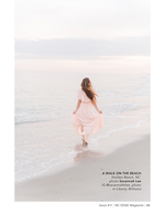 Beach walk fashion portrait photography